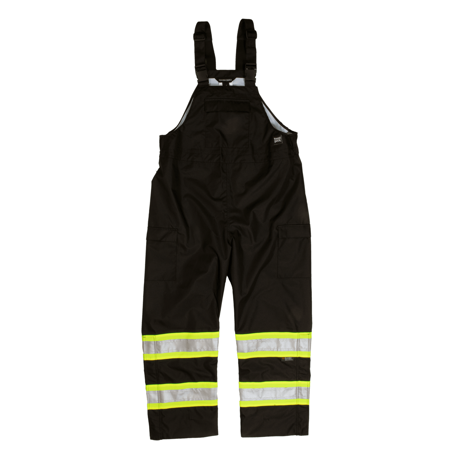 Tough Duck Class E Hi-Vis Waterproof Safety Rain Bib Overall
