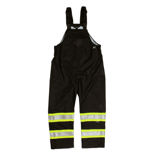 Tough Duck Class E Hi-Vis Waterproof Safety Rain Bib Overall